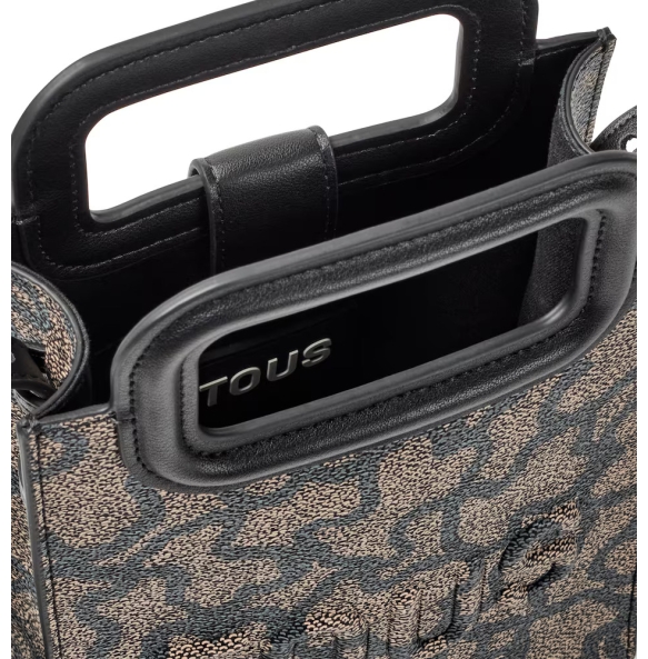 Τσάντα TOUS Mini Bolso Pop Kaos Icon 2001727453 Multi Μαύρο Τσάντα TOUS Mini Bolso Pop Kaos Icon 2001727453 Multi Μαύρο