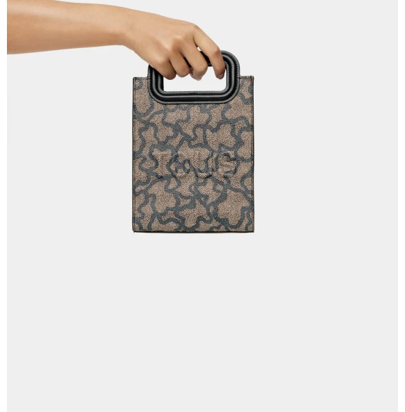 Τσάντα TOUS Mini Bolso Pop Kaos Icon 2001727453 Multi Μαύρο Τσάντα TOUS Mini Bolso Pop Kaos Icon 2001727453 Multi Μαύρο