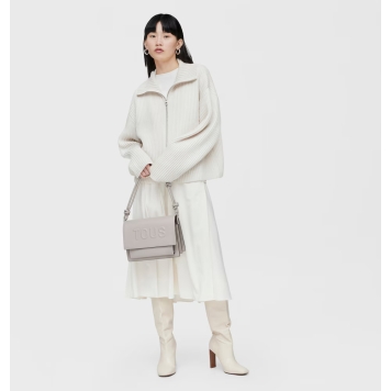 Τσάντα TOUS Bandolera Audree La Rue New 2001935048 Γκρι