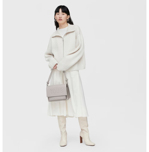 Τσάντα TOUS Bandolera Audree La Rue New 2001935048 Γκρι Τσάντα TOUS Bandolera Audree La Rue New 2001935048 Γκρι