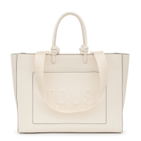 Τσάντα TOUS Shopper XL Amaya La Rue 2002025801 Μπεζ