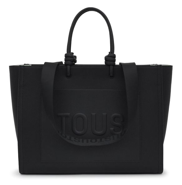 Τσάντα TOUS Shopper XL Amaya La Rue 2002025851 Μαύρο