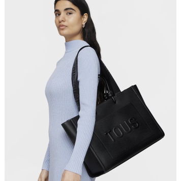 Τσάντα TOUS Shopper XL Amaya La Rue 2002025851 Μαύρο