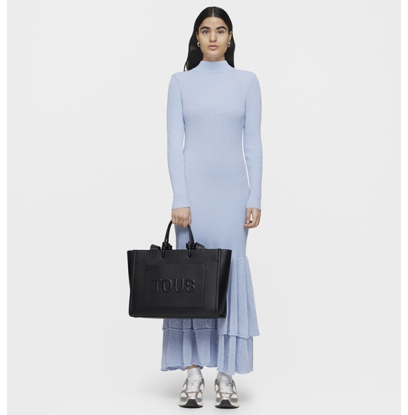 Τσάντα TOUS Shopper XL Amaya La Rue 2002025851 Μαύρο