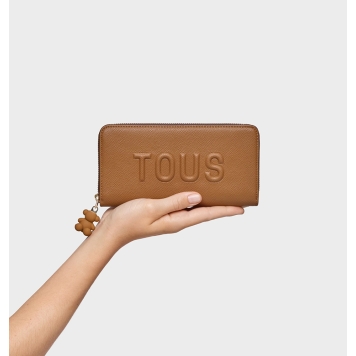 Πορτοφόλι TOUS Billetera Medium Brenda 2002105444 Καφέ