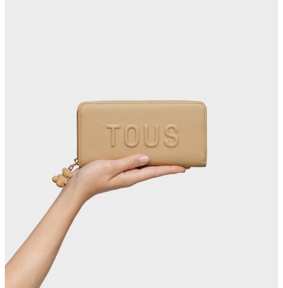 Πορτοφόλι TOUS Billetera Medium Brenda 2002105445 Μπεζ