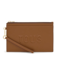 Πορτοφόλι TOUS Billetera - Portamovil Brenda 2002105545 Καφέ