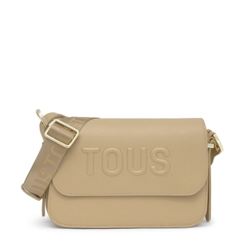 Τσάντα TOUS Bandolera Medium Brenda 2002106544 Μπεζ Τσάντα TOUS Bandolera Medium Brenda 2002106544 Μπεζ