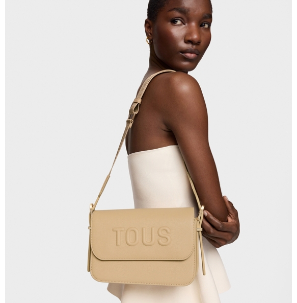 Τσάντα TOUS Bandolera Medium Brenda 2002106544 Μπεζ Τσάντα TOUS Bandolera Medium Brenda 2002106544 Μπεζ