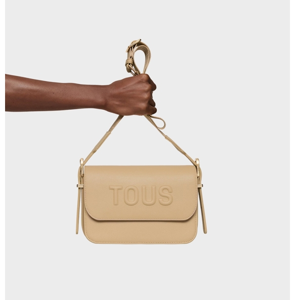 Τσάντα TOUS Bandolera Medium Brenda 2002106544 Μπεζ Τσάντα TOUS Bandolera Medium Brenda 2002106544 Μπεζ