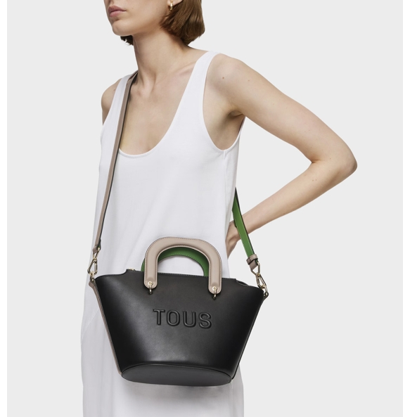 Τσάντα TOUS Small Tote Helen 2002131051 Μαύρο