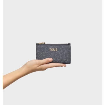 Πορτοφόλι TOUS Billetera Small Kaos Mini Lines 2002183547 Γκρι