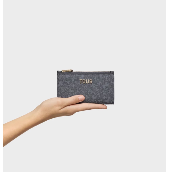 Πορτοφόλι TOUS Billetera Small Kaos Mini Lines 2002183547 Γκρι Πορτοφόλι TOUS Billetera Small Kaos Mini Lines 2002183547 Γκρι