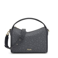 Τσάντα TOUS City Medium Kaos Mini Lines 2002183848 Γκρι