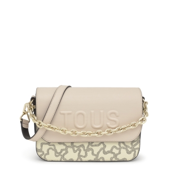 Τσάντα TOUS Bandolera Medium Chain Kaos Icon 2002185451 Μπεζ