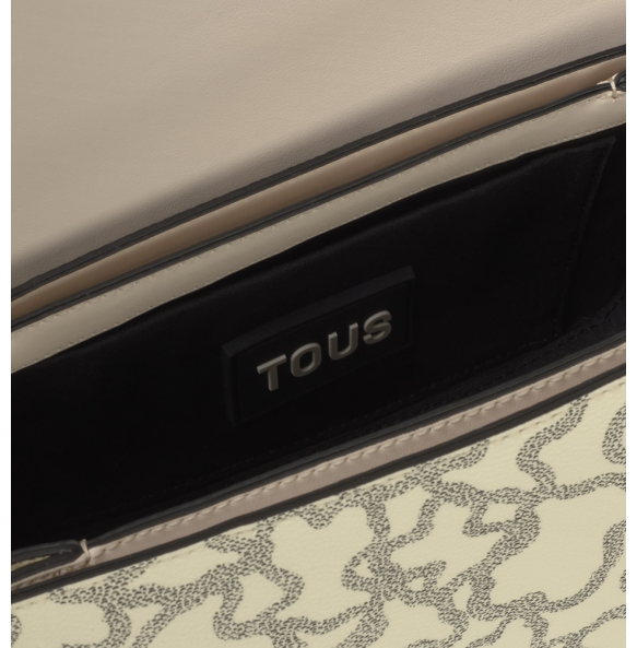 Τσάντα TOUS Bandolera Medium Chain Kaos Icon 2002185451 Μπεζ