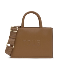 Τσάντα TOUS Shopper Medium Amaya Brenda 2002192143 Καφέ Τσάντα TOUS Shopper Medium Amaya Brenda 2002192143 Καφέ