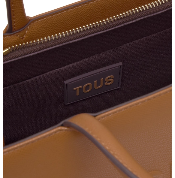 Τσάντα TOUS Shopper Medium Amaya Brenda 2002192143 Καφέ Τσάντα TOUS Shopper Medium Amaya Brenda 2002192143 Καφέ