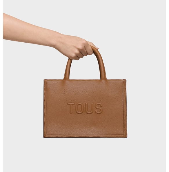 Τσάντα TOUS Shopper Medium Amaya Brenda 2002192143 Καφέ Τσάντα TOUS Shopper Medium Amaya Brenda 2002192143 Καφέ