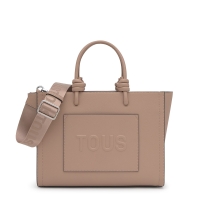 Τσάντα TOUS Shopper Medium Amaya La Rue New 2002207943 Nude