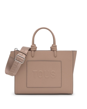 Τσάντα TOUS Shopper Medium Amaya La Rue New 2002207943 Nude