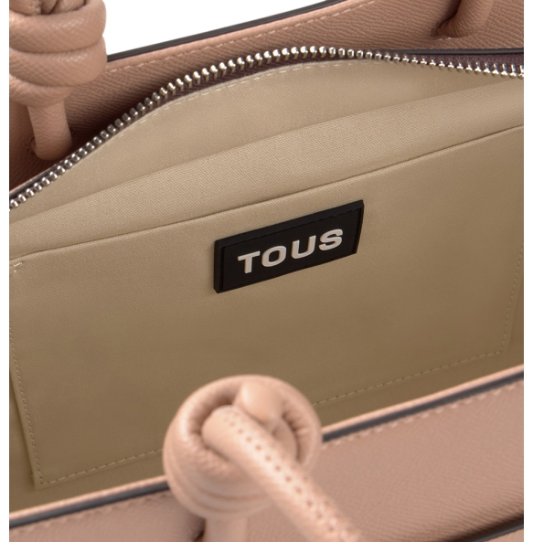 Τσάντα TOUS Shopper Medium Amaya La Rue New 2002207943 Nude
