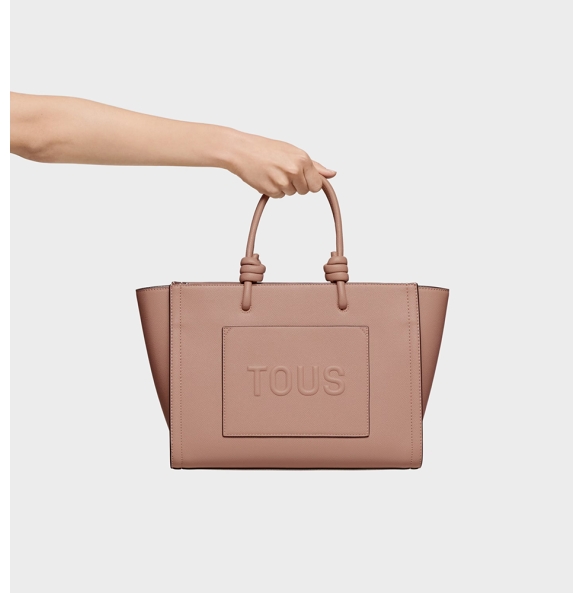 Τσάντα TOUS Shopper Medium Amaya La Rue New 2002207943 Nude