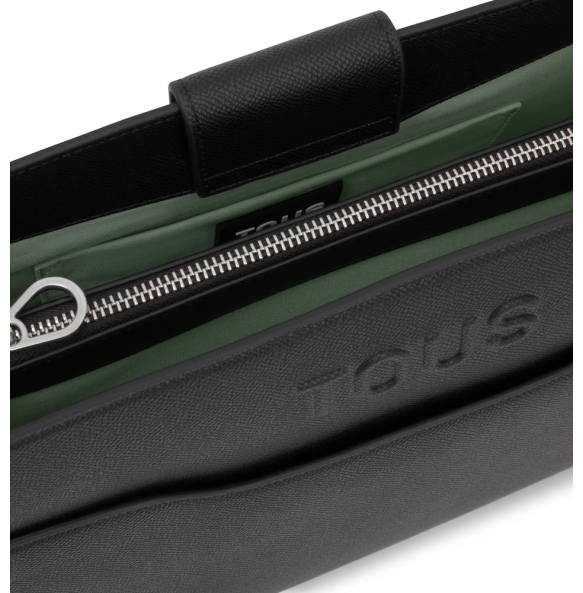 Τσάντα TOUS Shopper Medium Audree Saffiano 2002286352 Μαύρο Τσάντα TOUS Shopper Medium Audree Saffiano 2002286352 Μαύρο