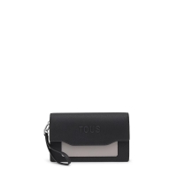 Τσάντα TOUS Clutch Audree Saffiano 2002286952 Μαύρο