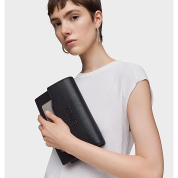 Τσάντα TOUS Clutch Audree Saffiano 2002286952 Μαύρο