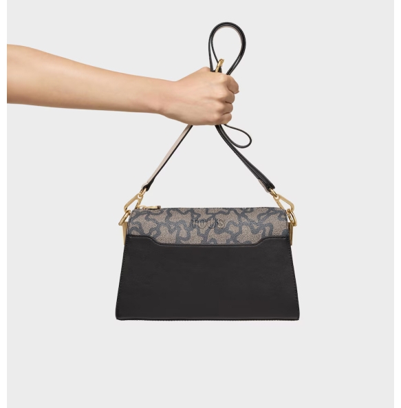 Τσάντα TOUS Bandolera Medium Kaos Icon 2002287551 Μαύρο Τσάντα TOUS Bandolera Medium Kaos Icon 2002287551 Μαύρο