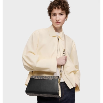 Τσάντα TOUS Bandolera Medium Kaos Icon 2002287551 Μαύρο