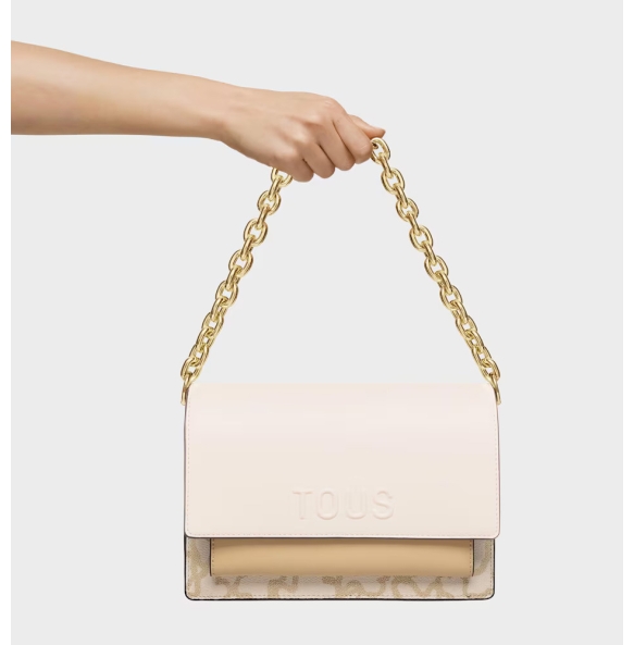 Τσάντα TOUS Bandolera Medium Audree Icon 2002287601 Ιβουάρ