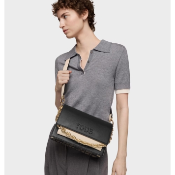 Τσάντα TOUS Bandolera Medium Audree Icon 2002287651 Μαύρο