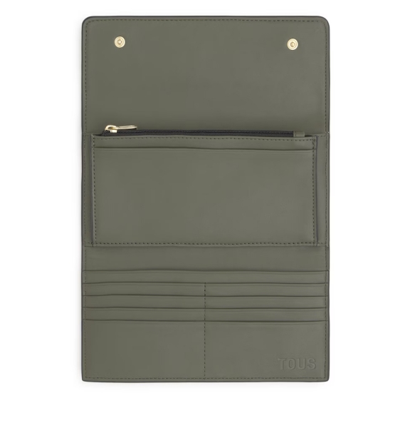 Πορτοφόλι TOUS Billetera Large Flap Kaos Icon 2002287701 Μπεζ Πορτοφόλι TOUS Billetera Large Flap Kaos Icon 2002287701 Μπεζ