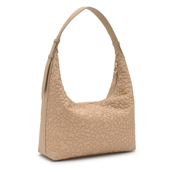 Τσάντα TOUS Hobo Large Puffy Bear 2002304804 Μπεζ