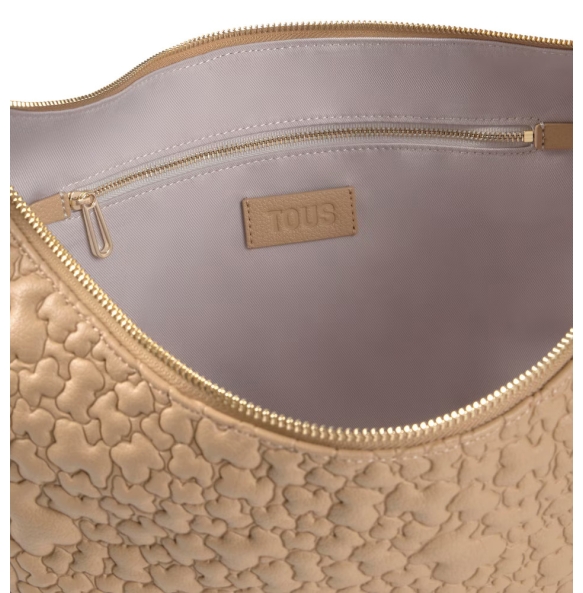 Τσάντα TOUS Hobo Large Puffy Bear 2002304804 Μπεζ