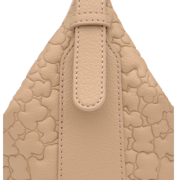 Τσάντα TOUS Hobo Medium Puffy Bear 2002304904 Μπεζ