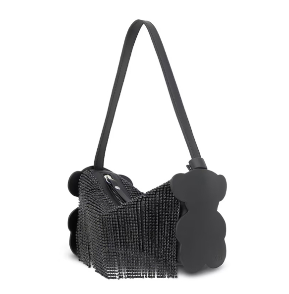 BOLSO DE HOMBRO S. T SALSI NEGRO