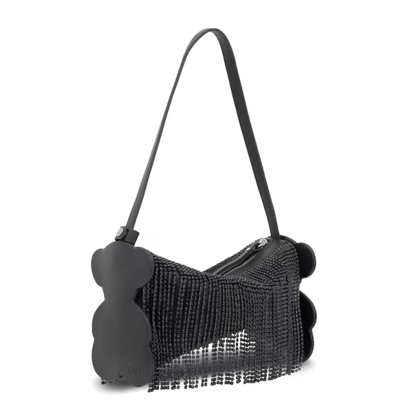 BOLSO DE HOMBRO S. T SALSI NEGRO