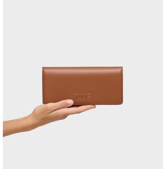 Πορτοφόλι TOUS Billetera Large Kaos Icon 2002357243 Καφέ