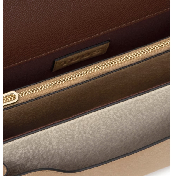 Τσάντα TOUS Bandolera Audree Saffiano 2002358201 Μπεζ