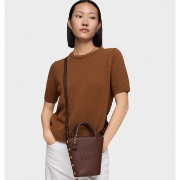 Τσάντα TOUS Mini Cesta Back To Basics 2002358943 Καφέ