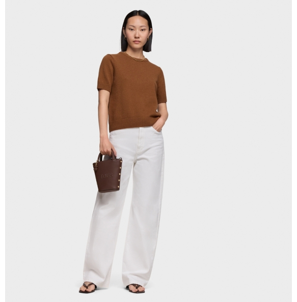 Τσάντα TOUS Mini Cesta Back To Basics 2002358943 Καφέ