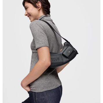 Τσάντα TOUS Bolso De Hombro Back To Basics 2002373251 Μαύρο