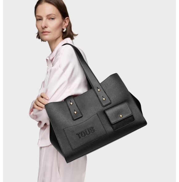 Τσάντα TOUS City XL Back To Basics 2002373551 Μαύρο
