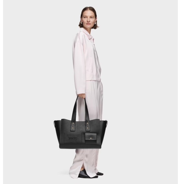 Τσάντα TOUS City XL Back To Basics 2002373551 Μαύρο