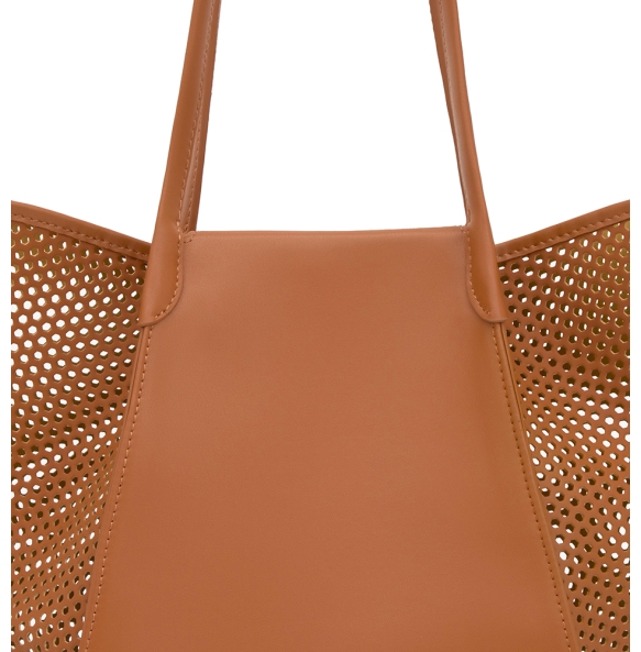 Τσάντα TOUS Capazo Medium Tulip Cutout 2002438743 Κάμελ