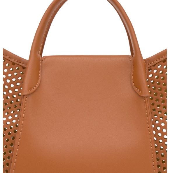 Τσάντα TOUS Capazo Small Tulip Cutout 2002438943 Κάμελ
