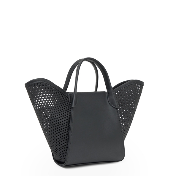 Τσάντα TOUS Capazo Small Tulip Cutout 2002438951 Μαύρο Τσάντα TOUS Capazo Small Tulip Cutout 2002438951 Μαύρο